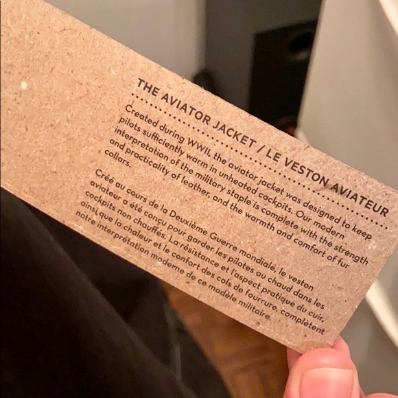 Danier Aviator Jacket - Picture 6 of 7